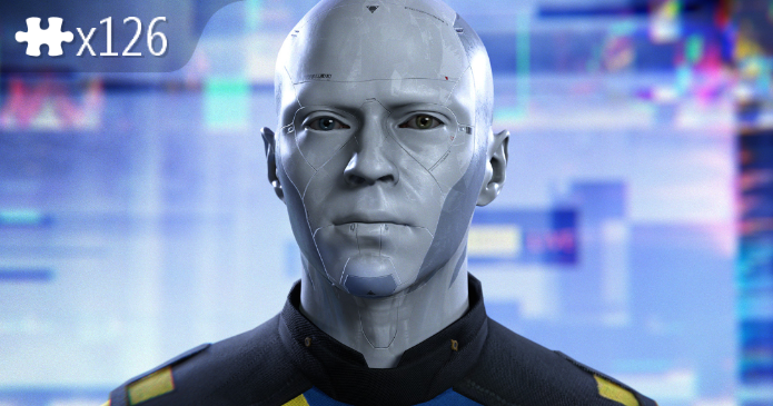 Humanoid face