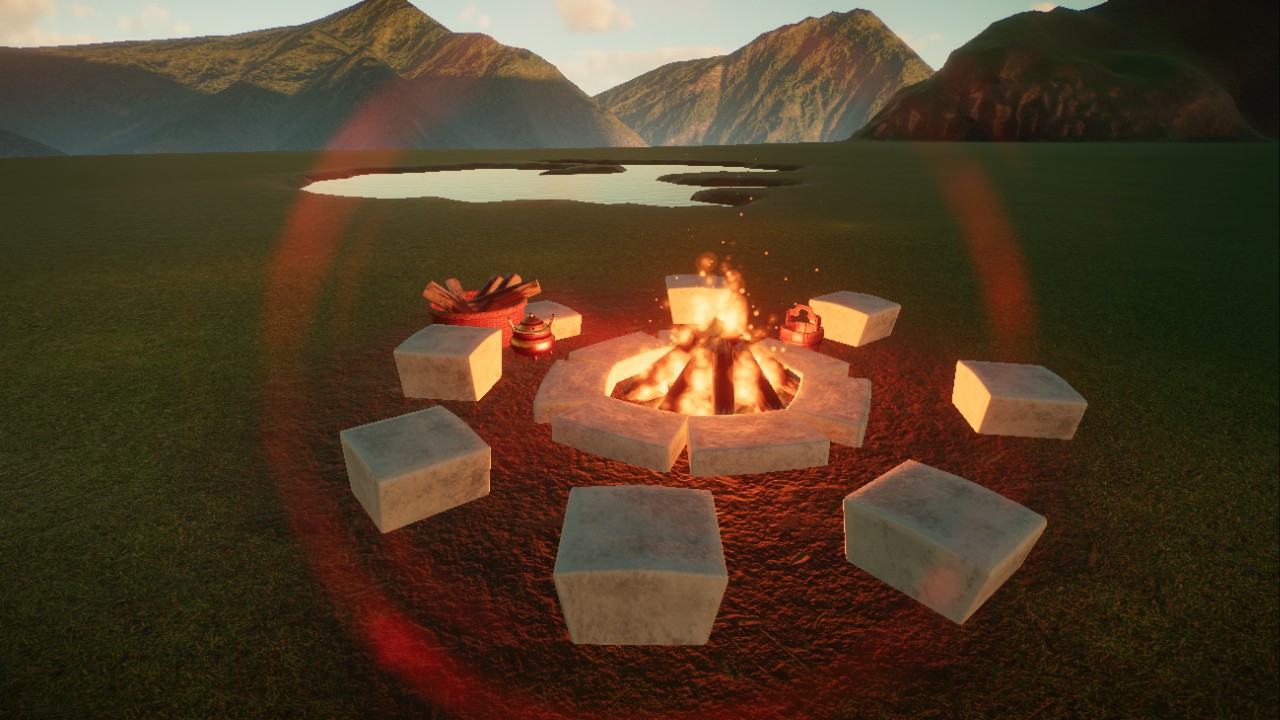 campfire, Lagerfeuer
