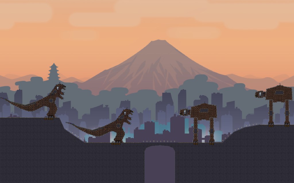 AT-AT vs Godzilla