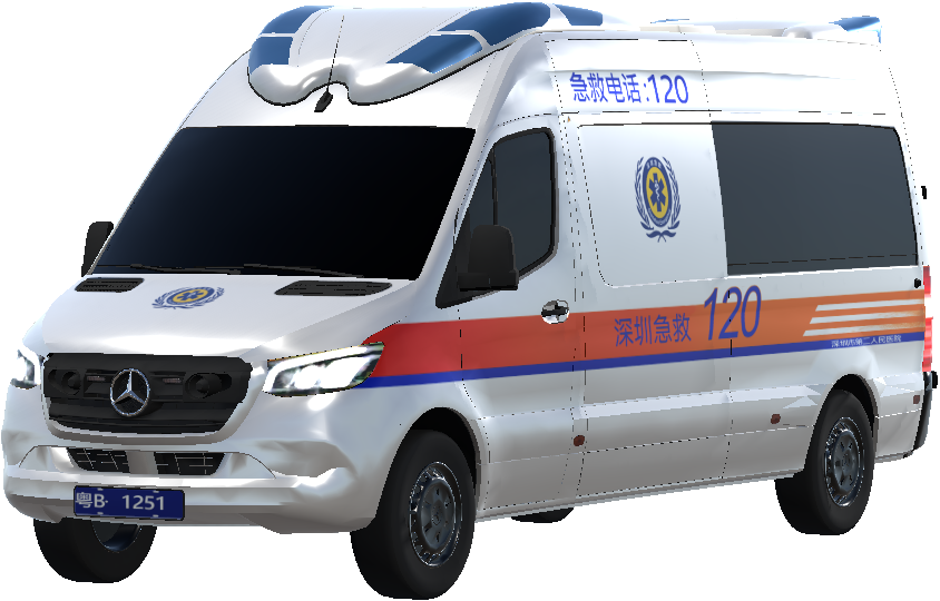 EMS Ambulance Skin (Shenzhen, Guangdong, China)