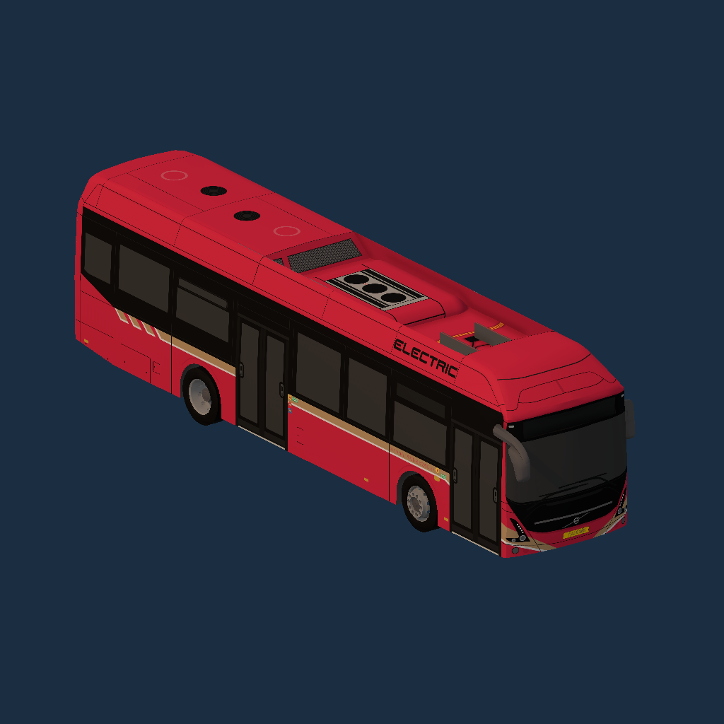 Nanning BRT Line 2 (Volvo 7900 Electric by _T_B_N_)