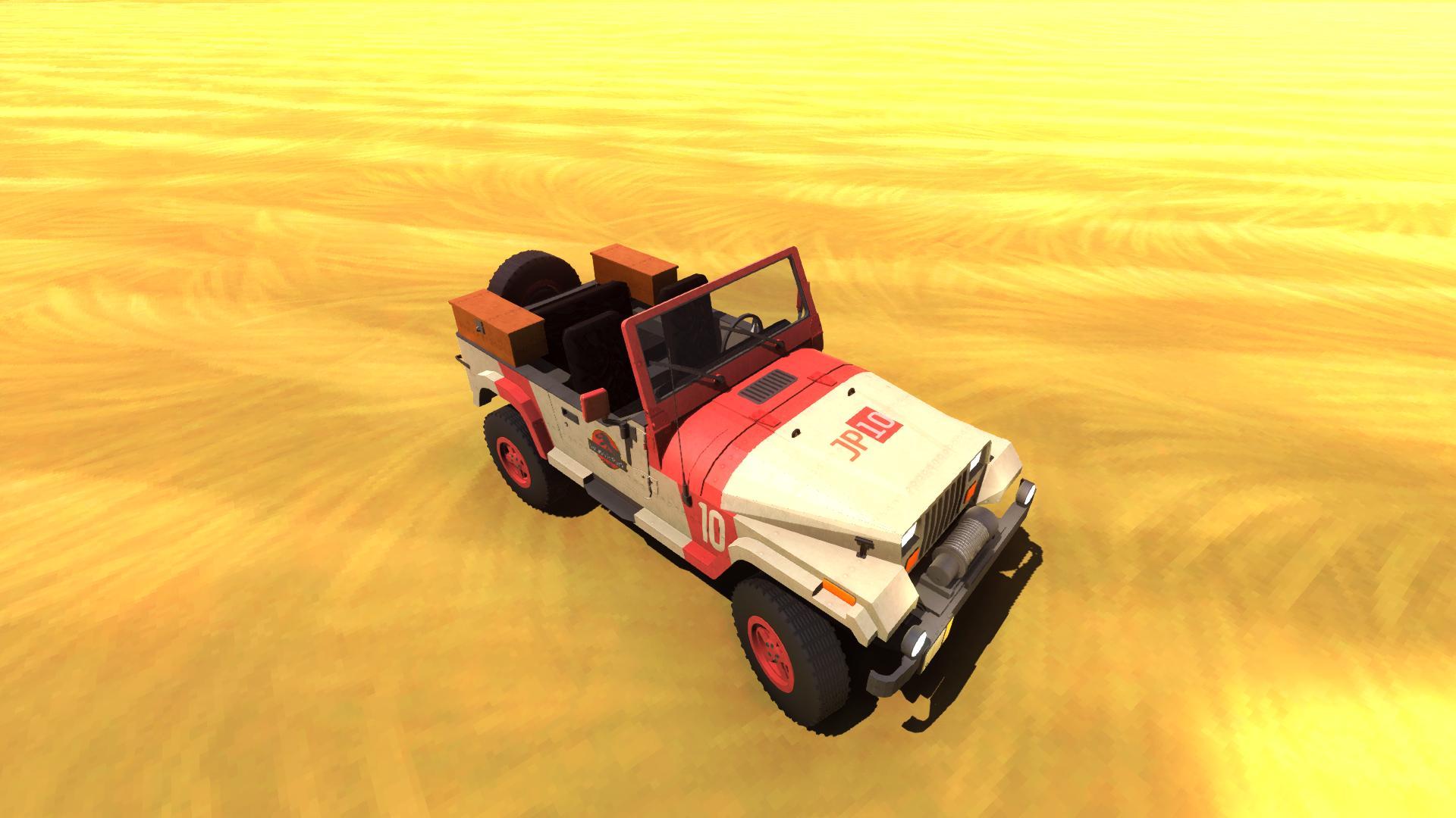 Jeep Wrangler YJ - Jurassic park