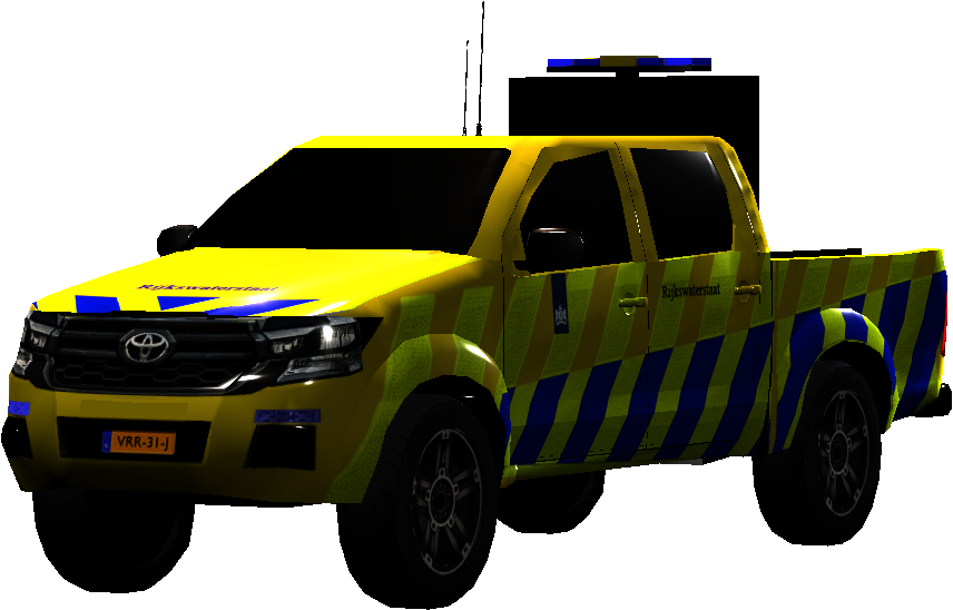 Toyota Hilux Rijkswaterstaat Pijlwagen