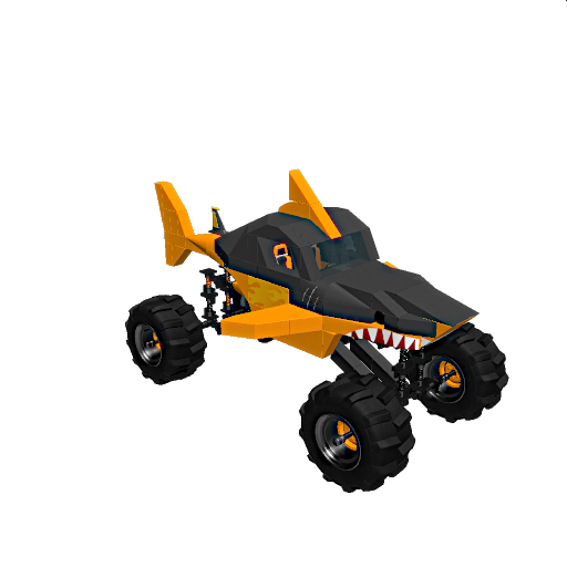 megalodon fire monster jam