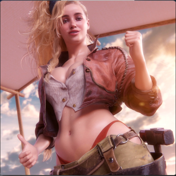 Pantsushi：Gemma works on a great sword ALT - 4k unwatermarked preview