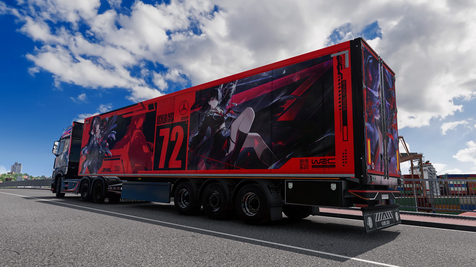 Hiroshi Ogushi 　DAHON mu 8速　自家塗装 Steam Workshop::【鸣潮】千咲奔驰和挂车涂装Wuthering Waves Chisa