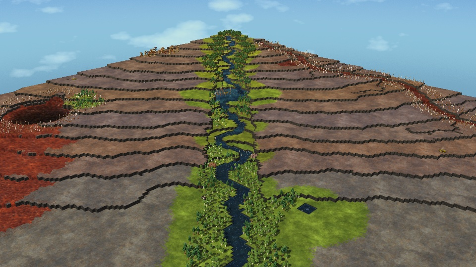 Following the river