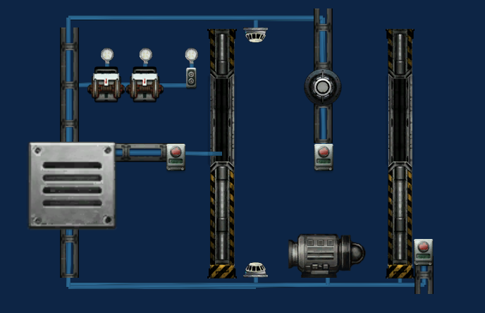 Automatic Airlock - Horizontal arrangement – Barotrauma Mod