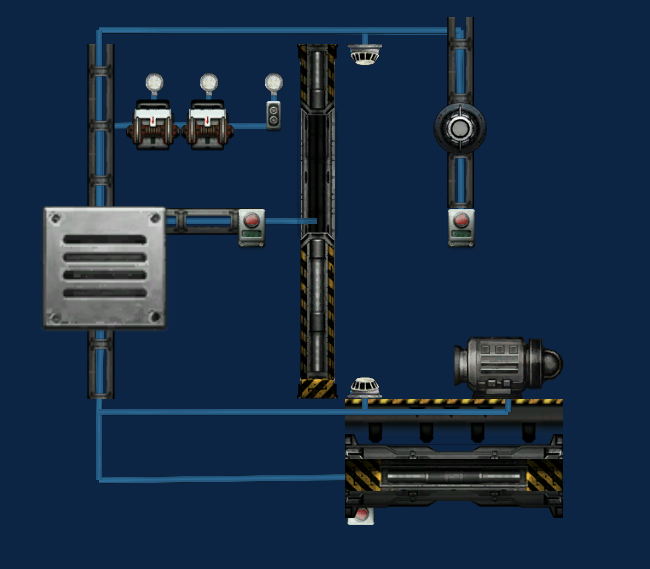 Automatic Airlock - Horizontal->Vertical arrangement – Barotrauma Mod