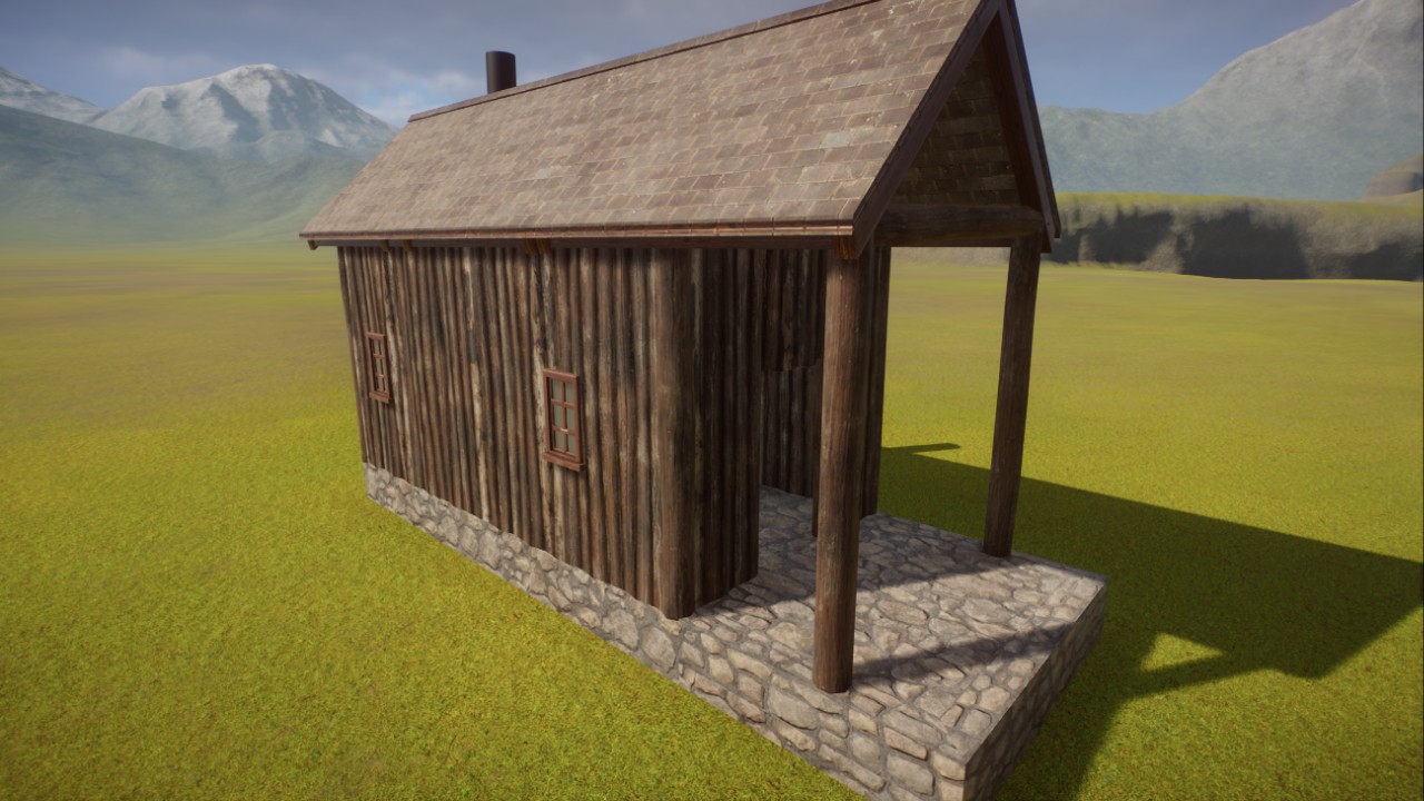 Small Rustic Cabin for Staff Room