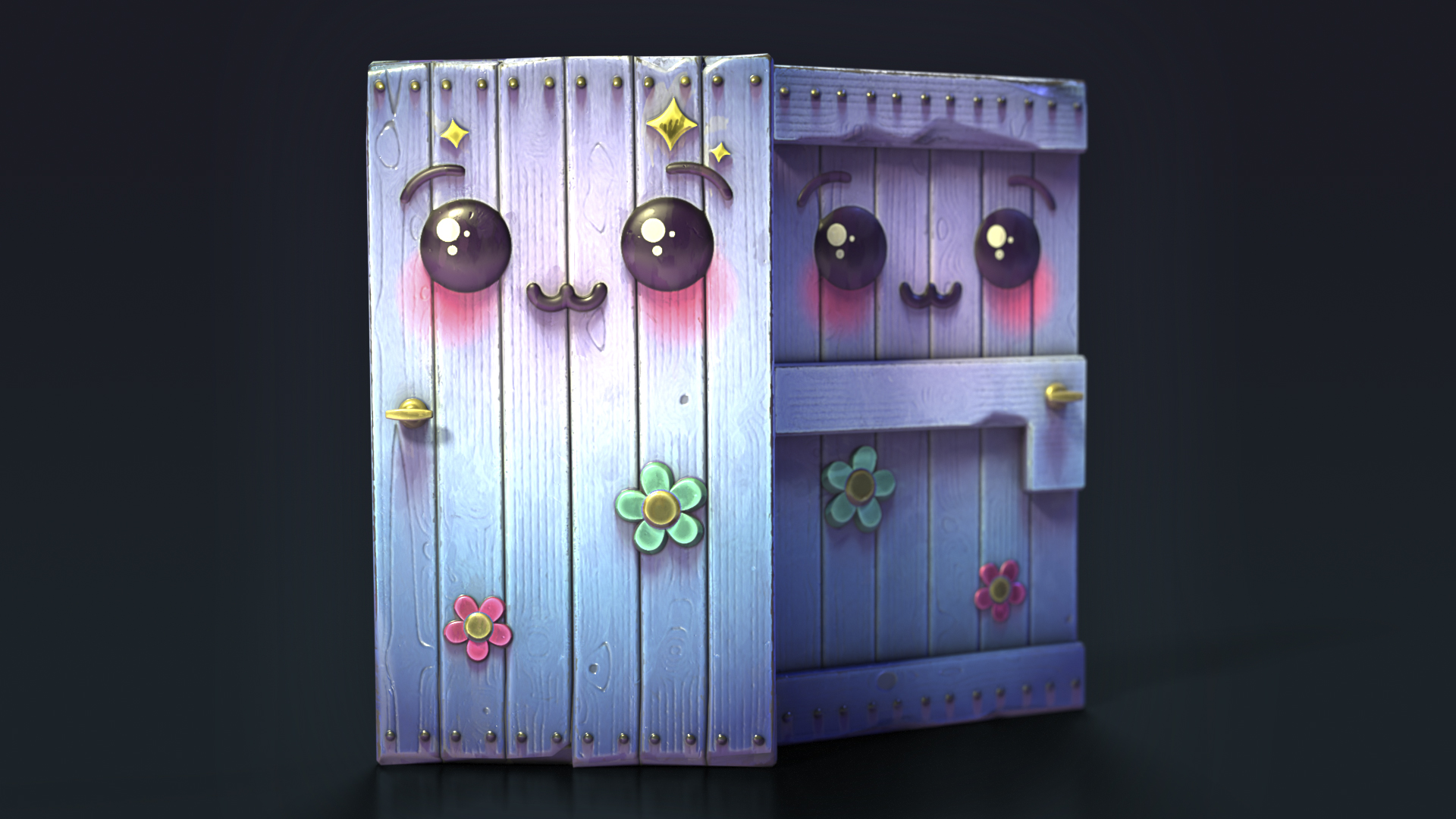 Kawaii Wooden Door screenshot 1