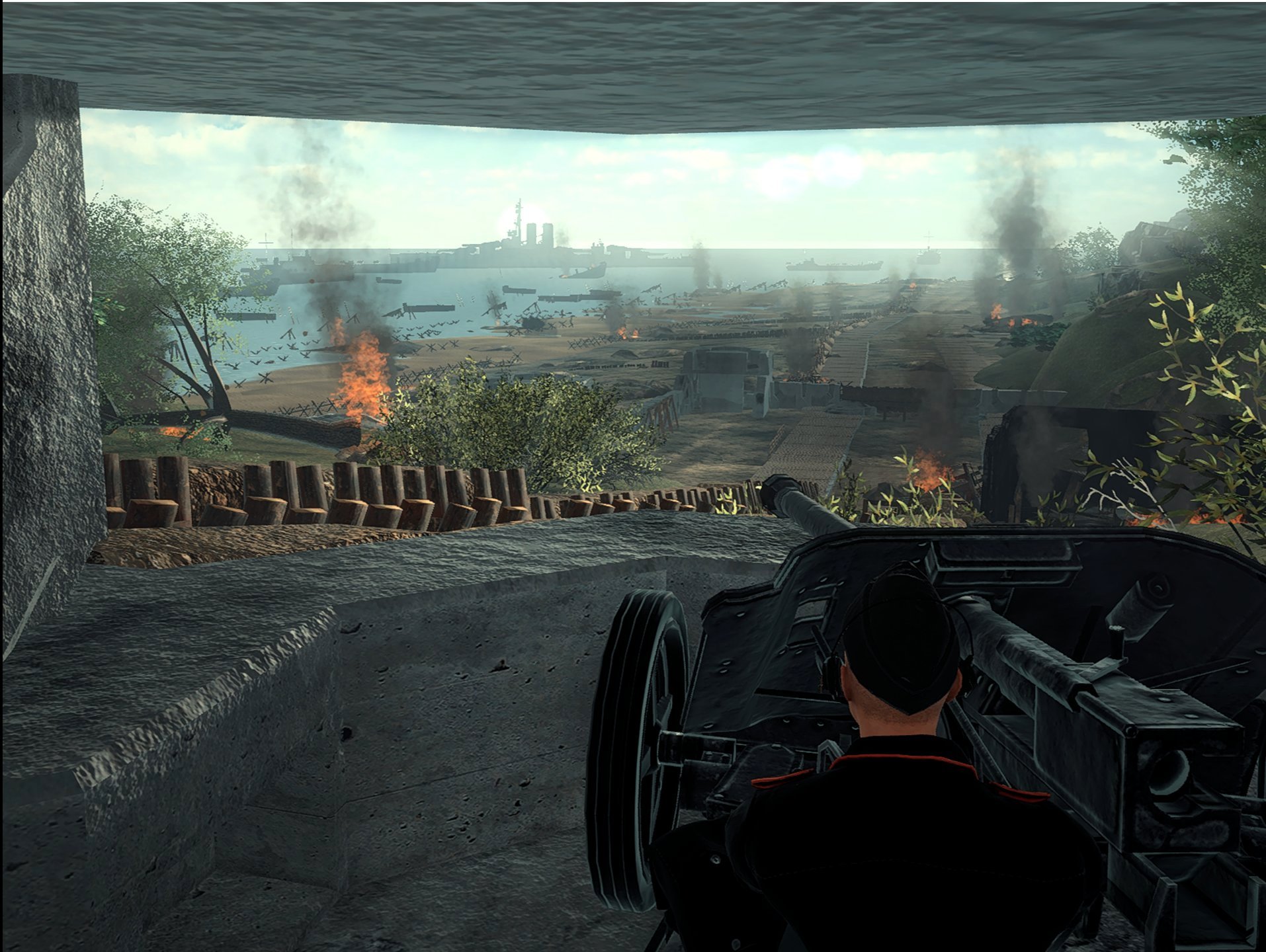 Omaha beach landing