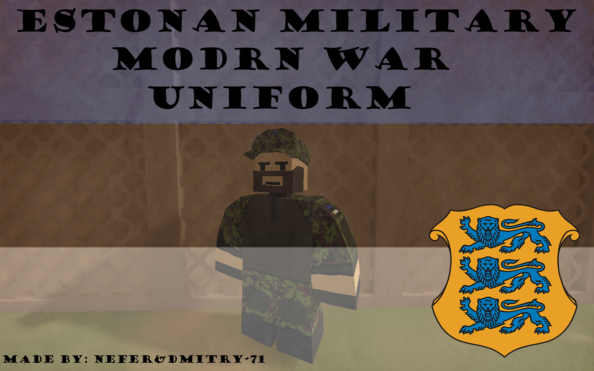 Estonian Modern War Uniform – Unturned Mod