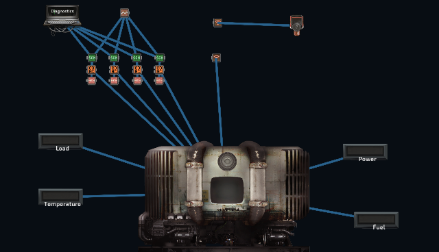 Reactor "Diagnostics" / Info Panel – Barotrauma Mod