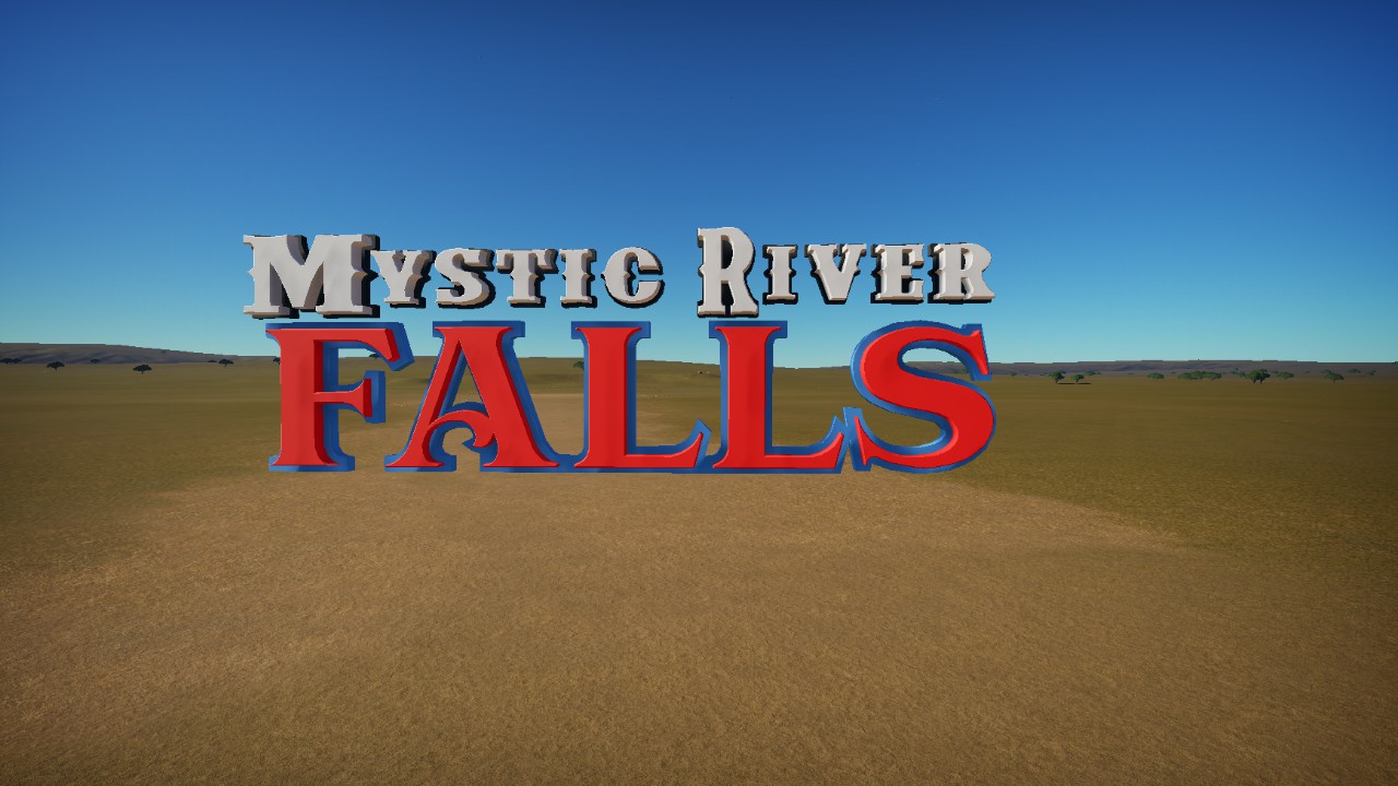 Mystic River Falls Sign