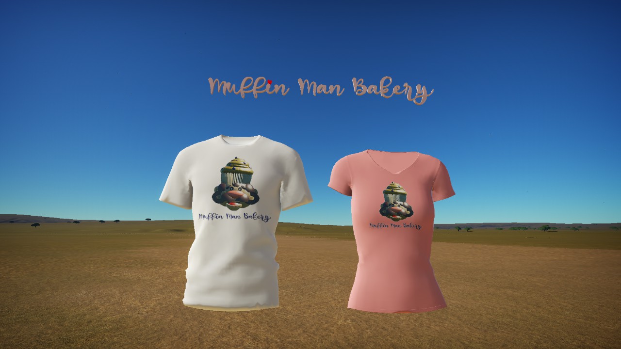 Muffin Man Bakery Sign 1M