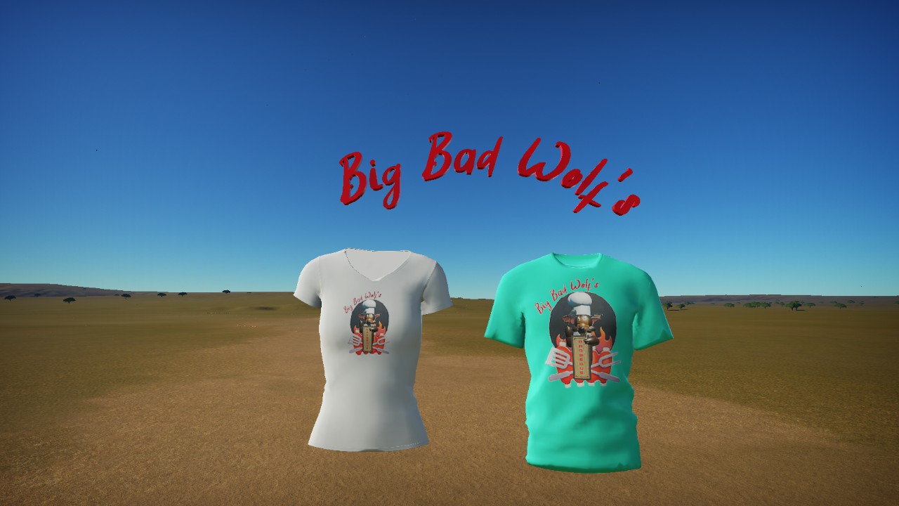 Big Bad Wolfs BBQ Sign 1M