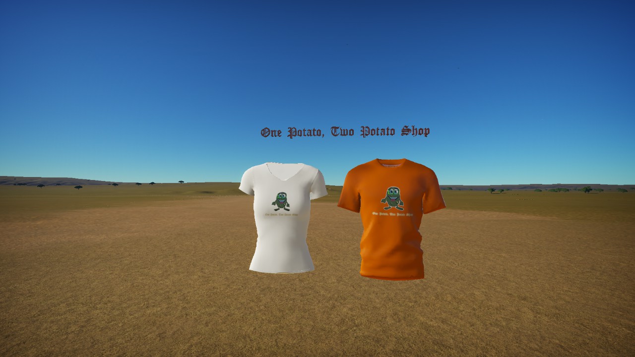 One Potato, Two Potato Shop Shirt Male