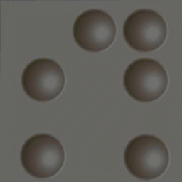 AW Ivory 3D Spheres Slider