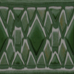 Deco Stripe 4 Green Mosaic Tile Accent Slider