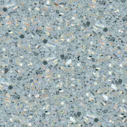 1x1 Light Blue Terrazzo Slider Square