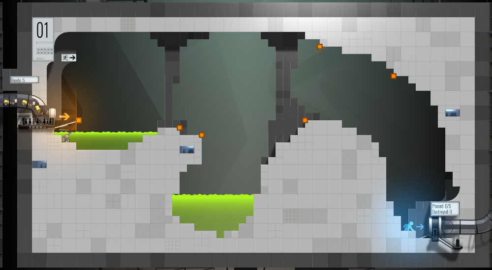 The acid lakes of ghouls' lost.