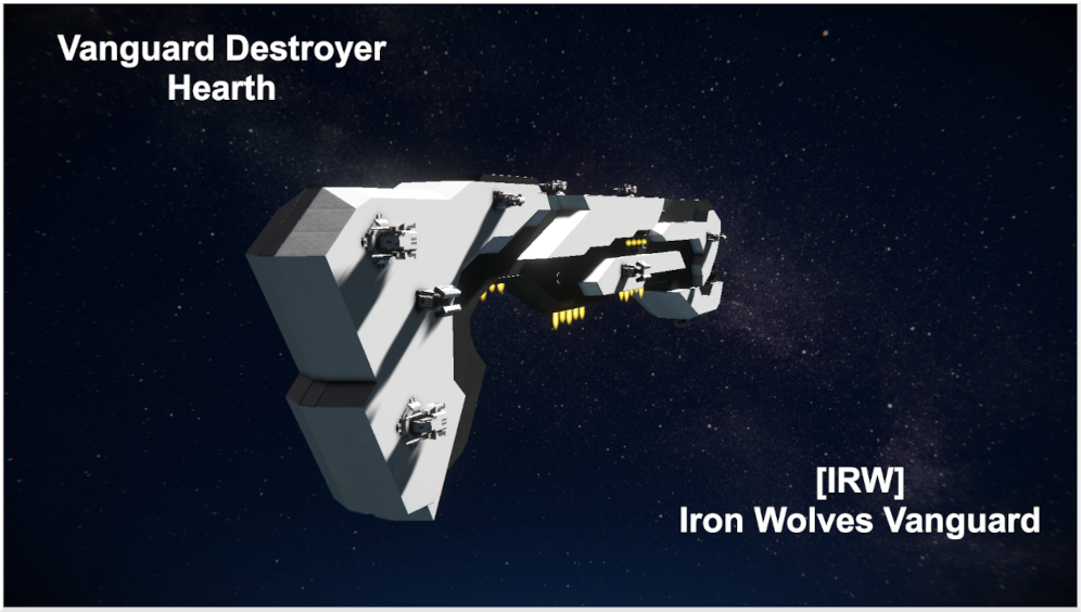 IRW Vanguard Fleet Hearth Class Destroyer
