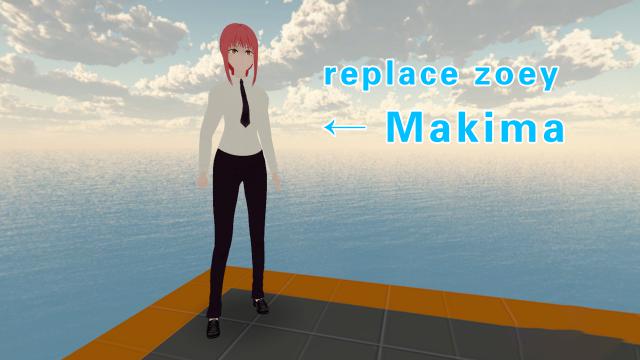 Chainsaw Man Makima（电锯人 玛奇玛）replace zoey