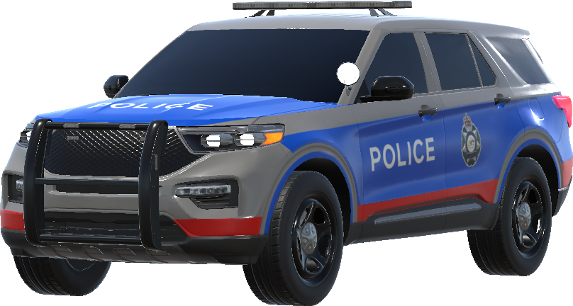 "RUSH" Police Response Car