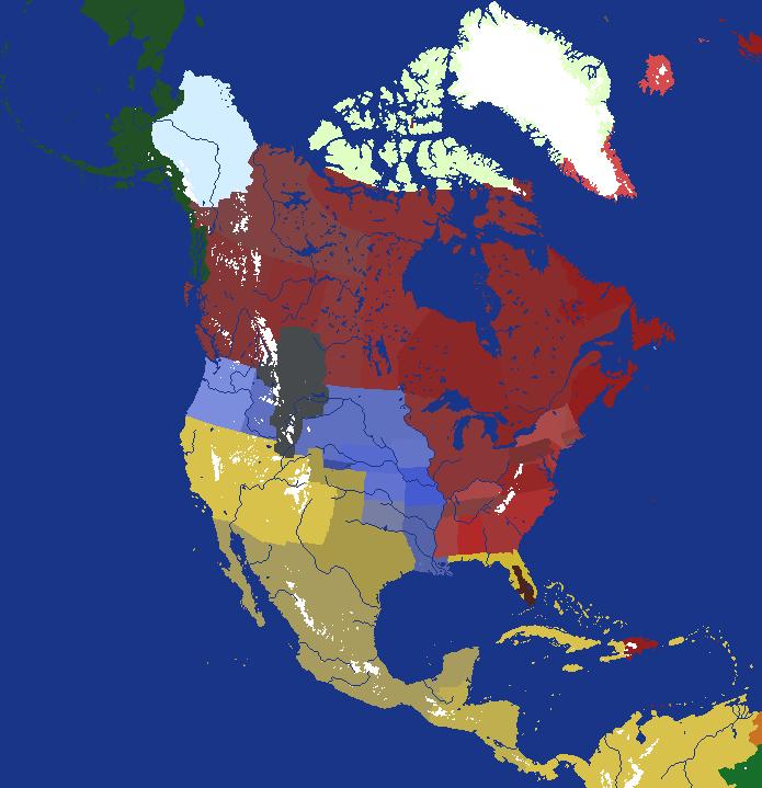 North America 1775