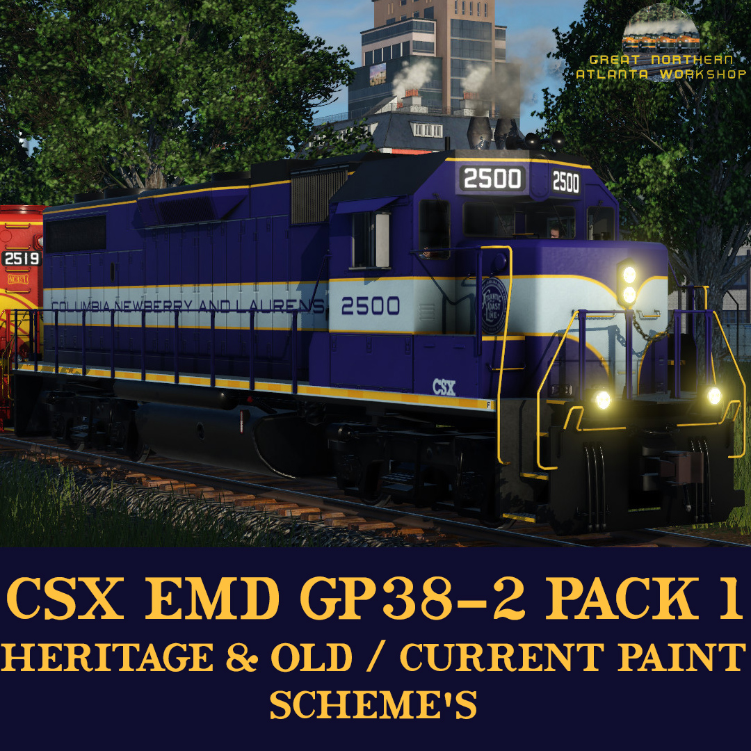CSX EMD GP38-2 Skin Pack