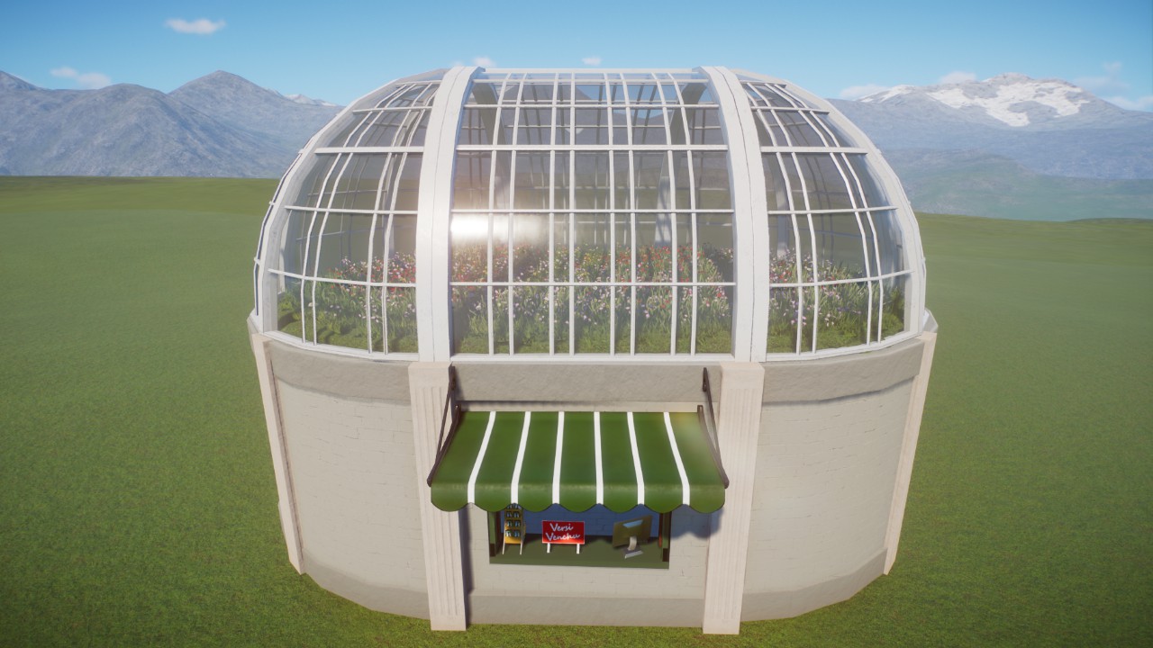 Greenhouse shop shell
