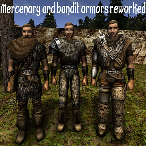 Mercenary and Bandit armors reworked