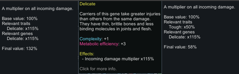 Traitless Delicate Gene