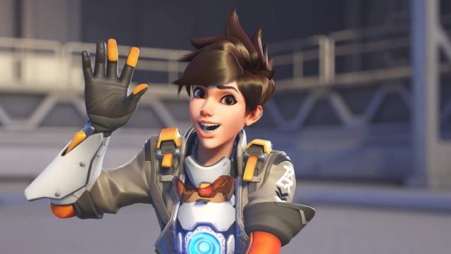 R-18 Tracer (Overwatch) animated sexy pipe bomb 2