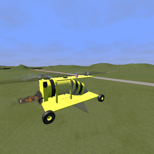 huge bee with autocannon