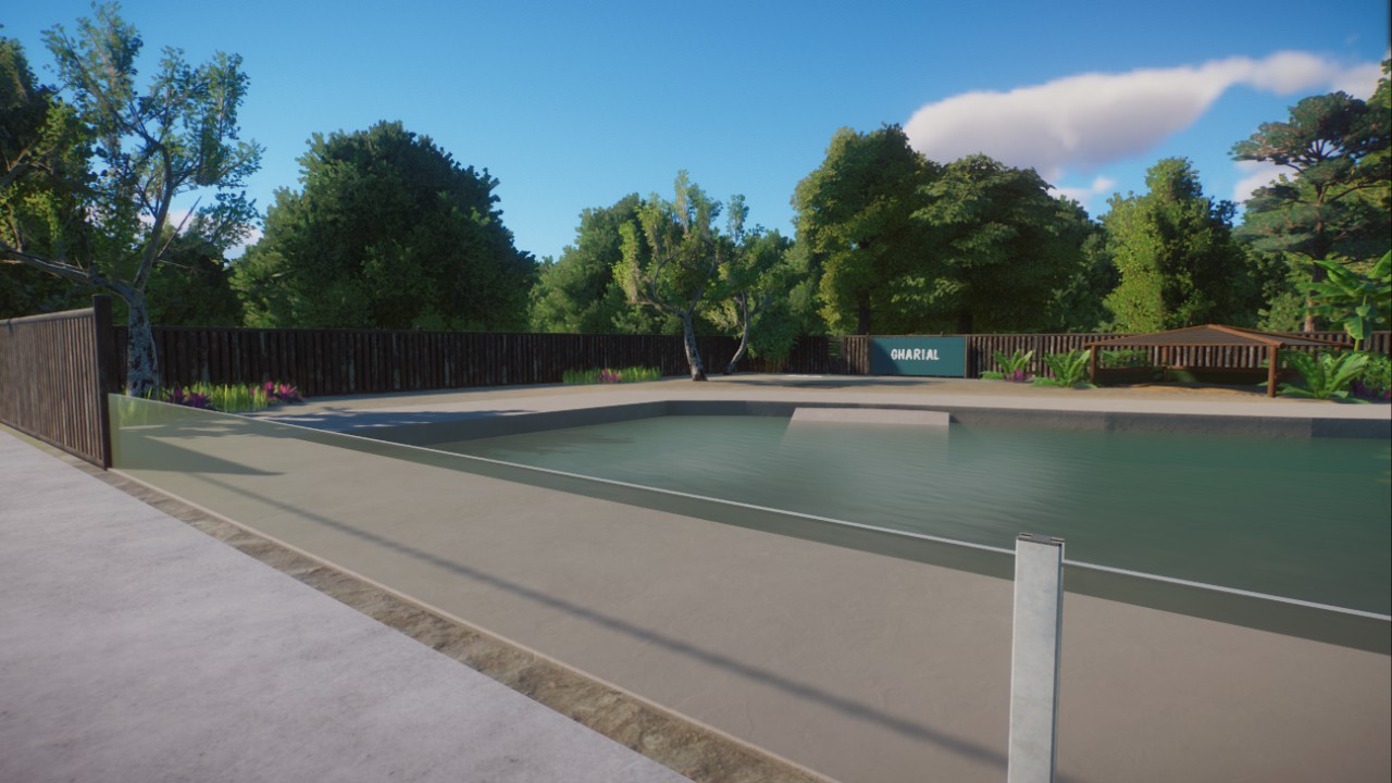 Starter Gharial Habitat by PlasticSwans