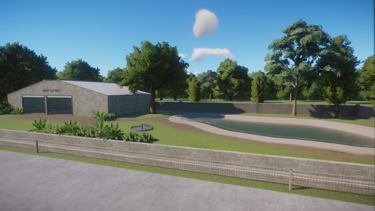 Starter Indian Elephant Habitat by PlasticSwans
