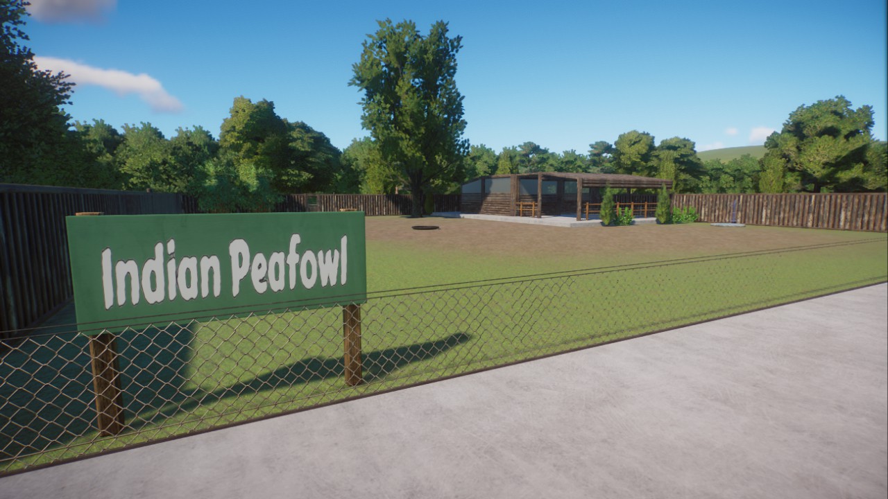 Starter Indian Peafowl Habitat by PlasticSwans