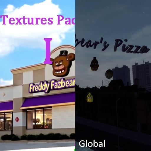 FNAF Maps Global material pack