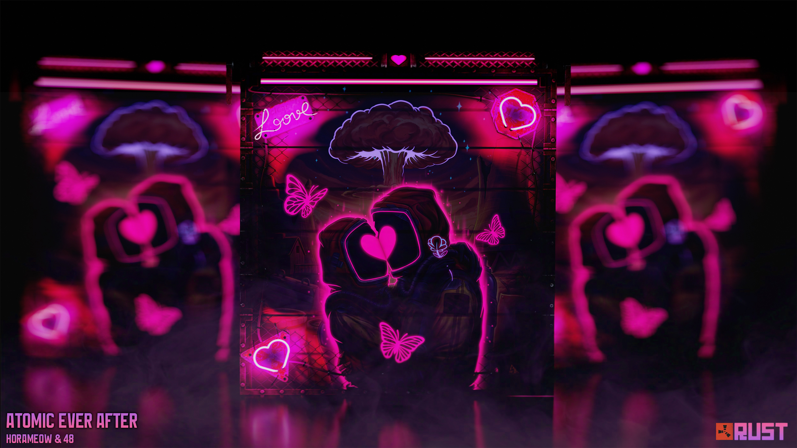 Atomic Ever After Garage Door thumbnail 2