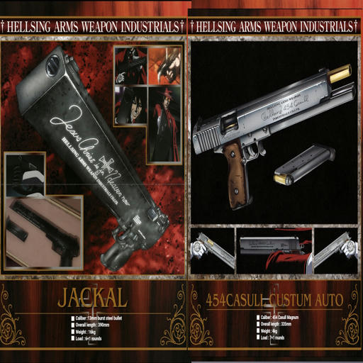 [TFA] Hellsing 454. Calsull & 13 mm. Jackal