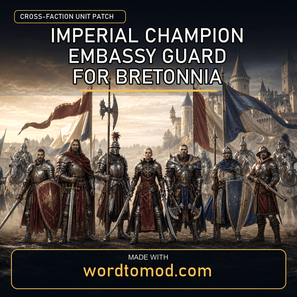 Imperial Champion Embassy Guard for Bretonnia