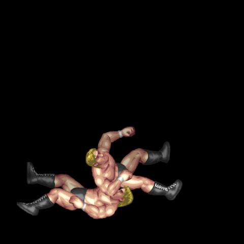 ヘビーエルボードロップ（仰向け頭） / Heavy Elbow Drop (Face Up Near Head)