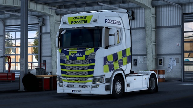 Scania NG S Cookie Rozzers skin preview