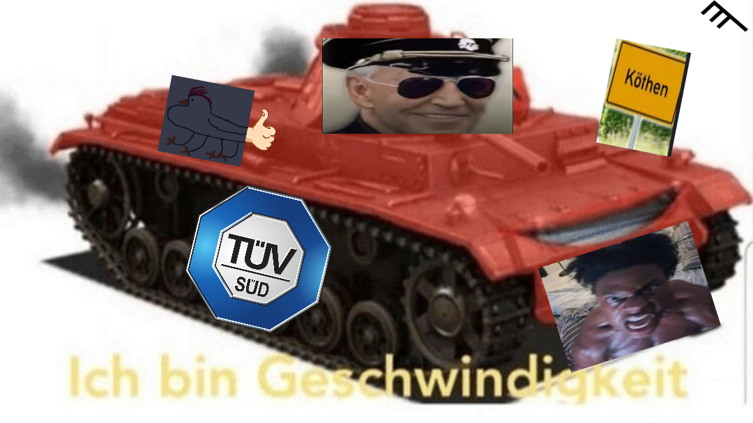 Ich bin Geschwindigkeit