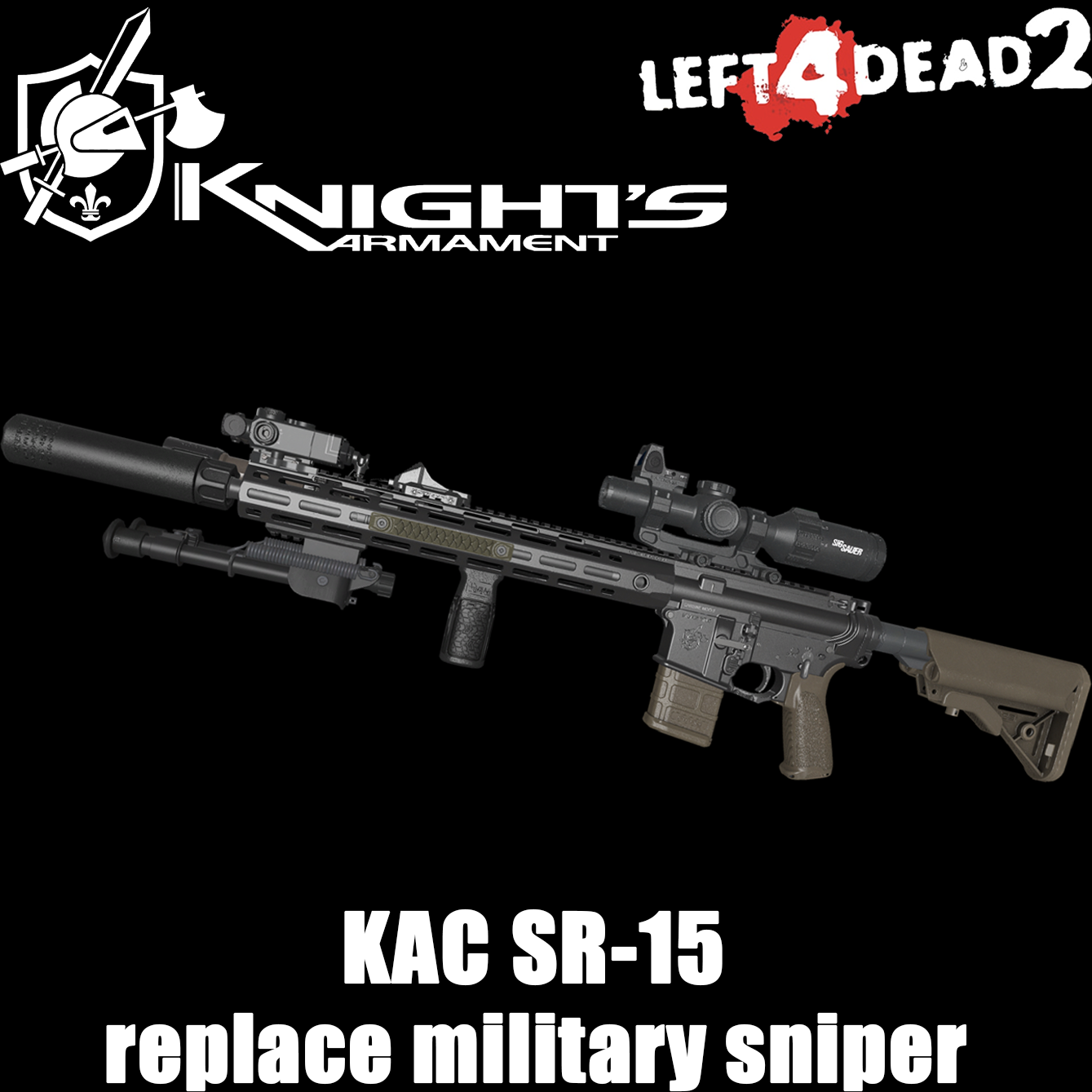 KAC SR-15 Carbine Mod 2 replace military sniper