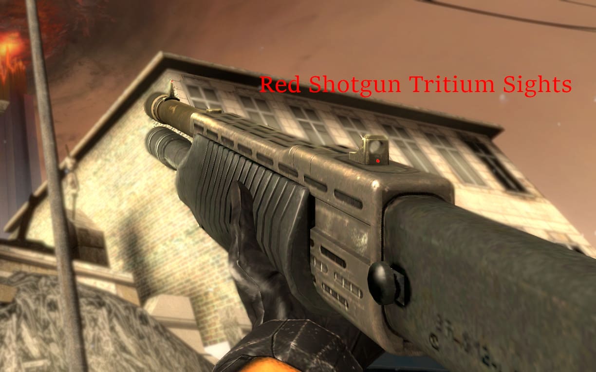 Red Shotgun Tritium Sights