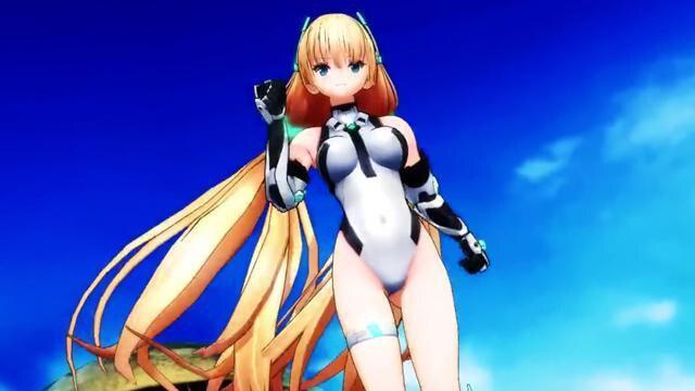 [乐园追放]安吉拉·巴尔扎克 Angela Balzac as  rochelle 有表情版本 并且改高叉泳衣战斗服版本