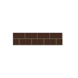 1m Row of Bricks - Dark